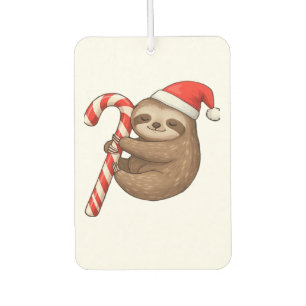 Désodorisant Pour Voiture T-shirt classique de Noël Paresseux qui enlace un 