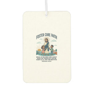 Désodorisant Pour Voiture T-shirt graphique chrétien Adoption de Jésus Soins