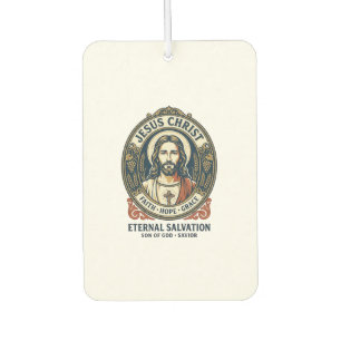 Désodorisant Pour Voiture T-shirt graphique pour hommes Jésus Barber Christi