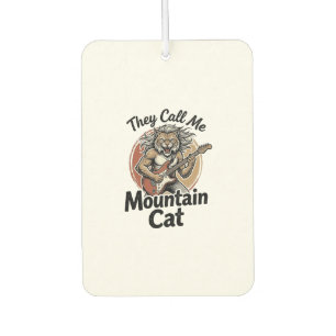 Désodorisant Pour Voiture T-shirt graphique vintage de chat de montagne grav
