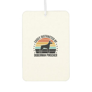 Désodorisant Pour Voiture T-shirt graphique vintage Doberman Pinscher couche