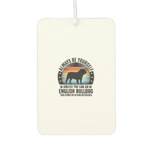 Désodorisant Pour Voiture T-shirt pour amateur de chien Bouledogue anglais V