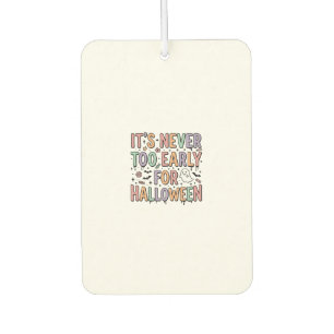 Désodorisant Pour Voiture T-shirt typographique Cute Vintage Halloween Too E