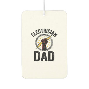 Désodorisant Pour Voiture T-shirt vectoriel avec gravure vintage Papa électr