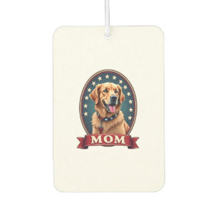 Désodorisant Pour Voiture T-shirt vintage pour maman de retriever doré patri