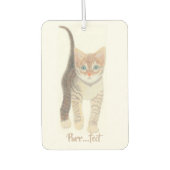 Désodorisant Pour Voiture Tabby Kitten (Devant)