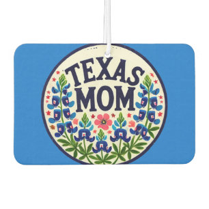 Désodorisant Pour Voiture Texas Maman Fête des mères texas Bluebonnets