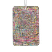 Désodorisant Pour Voiture texture Abstraite (Dos)