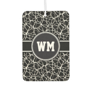 Désodorisant Pour Voiture Texture de toile blanche + votre fond et idées