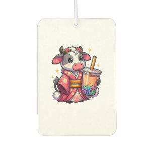 Désodorisant Pour Voiture Thé à bulle de vache Japonais Kimono _1_1