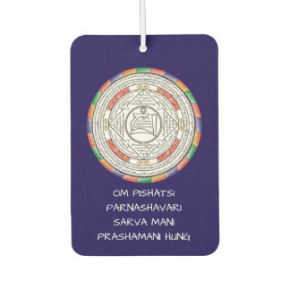 Désodorisant Pour Voiture Tibetan Buddhism Parnashavari Protection Amulet