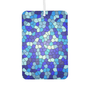 Désodorisant Pour Voiture Tons de verre de couleur bleue par Shirley Taylor