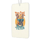 Désodorisant Pour Voiture Too Cool for Fetch French Bulldog Vintage Sunglass (Gauche)