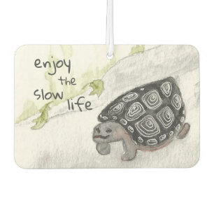 Désodorisant Pour Voiture Tortue aquarelle Lente