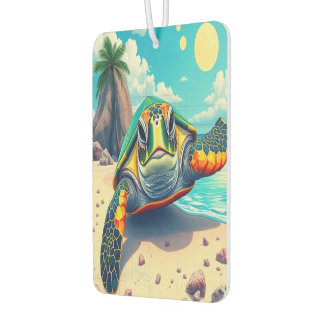 Désodorisant pour voiture Tortue de mer tropicale