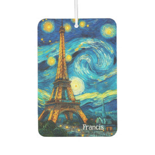 Désodorisant Pour Voiture Tour Eiffel Impressionnisme