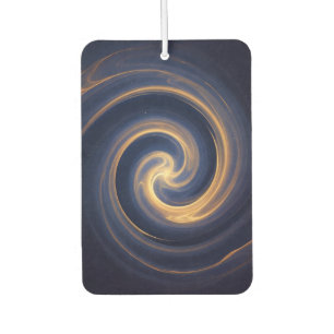 Désodorisant Pour Voiture Tourbillon Cosmique de Lumière Dorée