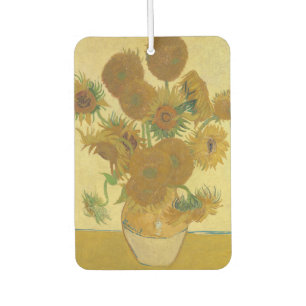 Désodorisant Pour Voiture Tournesols, Nature Morte Peinture à l'Huile, Van G