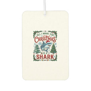 Désodorisant Pour Voiture Tous veulent des arbres de pin requin de Noël