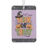 Désodorisant Pour Voiture Trick ou Treat Halloween (Dos)
