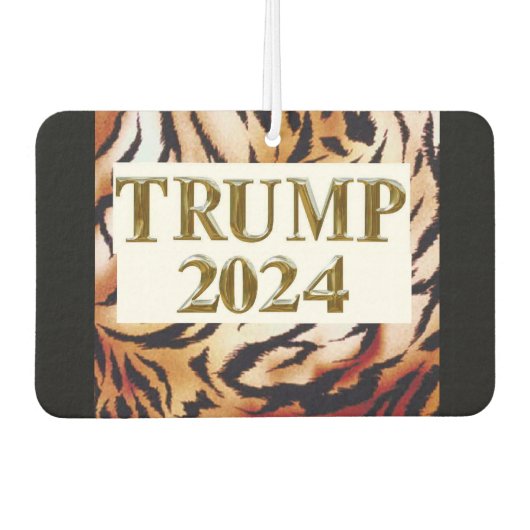 DÉSODORISANT POUR VOITURE TRUMP 2024 (Devant)