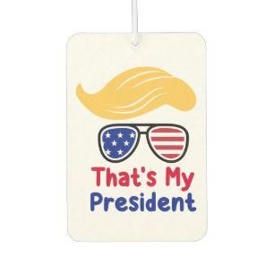 Désodorisant Pour Voiture Trump 47 - C'est mon président