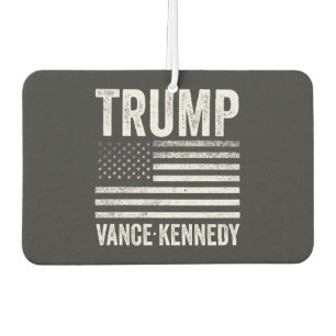 Désodorisant Pour Voiture Trump Vance Kennedy Election 2024 - Drapeau améric