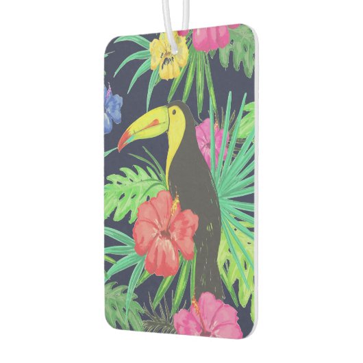 Désodorisant Pour Voiture Tucan tropical et forêt tropicale Feuille (Gauche)