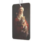 Désodorisant Pour Voiture Turc Angora Chat Santa Claus Festif Noël (Gauche)