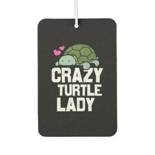 Désodorisant Pour Voiture Turtle Lover Dame de la tortue folle