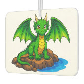 Désodorisant Pour Voiture Un petit dragon vert (Gauche)