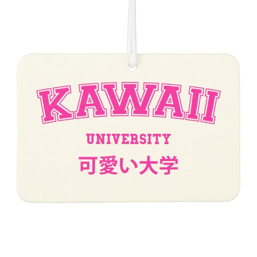 DÉSODORISANT POUR VOITURE UNIVERSITÉ DE KAWAII (Devant)