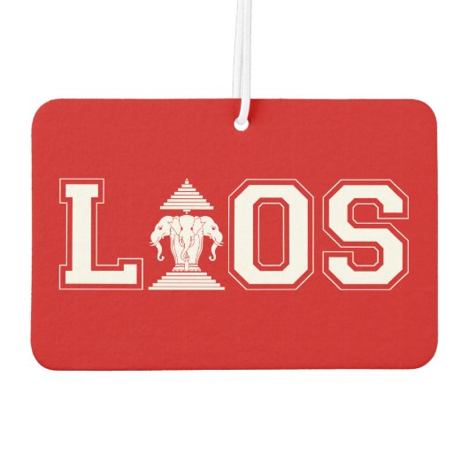 DÉSODORISANT POUR VOITURE UNIVERSITÉ DE LAOS (Dos)