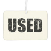 DÉSODORISANT POUR VOITURE UTILISÉ (Dos)