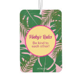 Désodorisant Pour Voiture Vacances de validation Pinky (Dos)