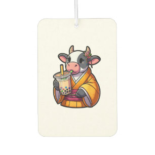 Désodorisant Pour Voiture Vache Bubble Thé Japonais Kimono