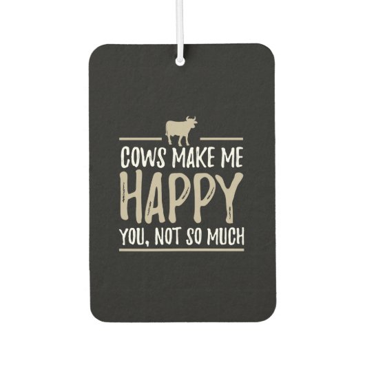 Désodorisant Pour Voiture Vaches d'élevage de vache (Devant)