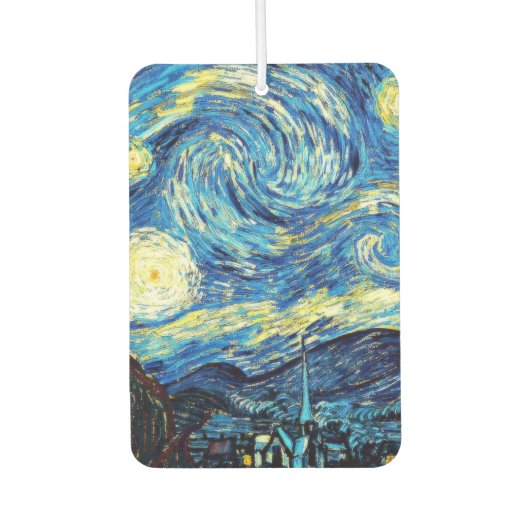 Désodorisant Pour Voiture Van Gogh - Starry Night (Devant)