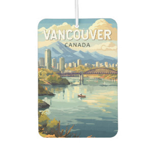 Désodorisant Pour Voiture Vancouver Canada Travel Art Vintage