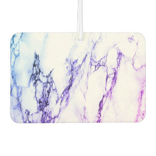 Désodorisant Pour Voiture Variété de marbres aux veines violettes et bleuâtr