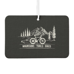 Désodorisant Pour Voiture Vélos Mountain Trail - Vélo cycliste Rider