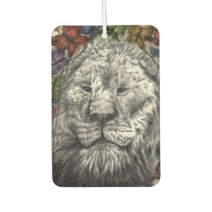 Désodorisant Pour Voiture Vent Sous Mes Ailes Lion Art Air Freshener