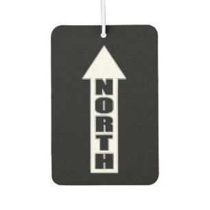 Désodorisant Pour Voiture Vers le nord - Conception simple des flèches