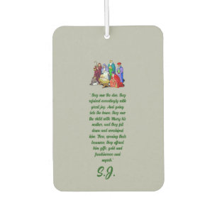 Désodorisant Pour Voiture verse de Noël Air Freshener