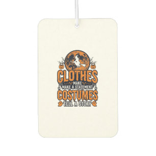 Désodorisant Pour Voiture Vêtements Halloween Vintage Chemise Déclaration de