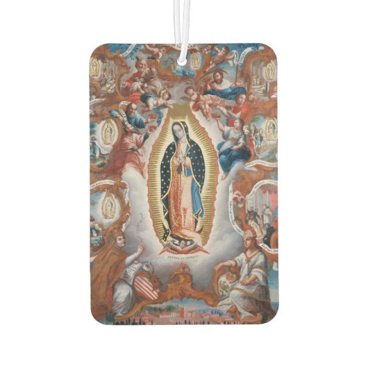 Désodorisant Pour Voiture "Vierge de Guadalupe" art frais air (Dos)