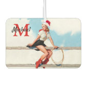 Désodorisant Pour Voiture Vieux Cadeau De Noël Pour Lui (Devant)