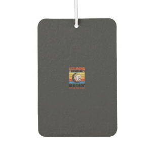 Désodorisant Pour Voiture Vieux Chat Sauvage Vintage Design de T-Shirt Drôle