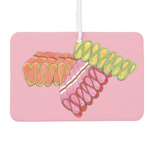 Désodorisant Pour Voiture Vieux Noël Ruban de Noël Bonbons Candies Alimentat