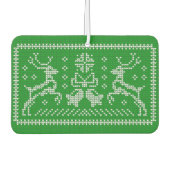 Désodorisant Pour Voiture Vilain chandail sonneries cloches cerfs de Noël ve (Devant)